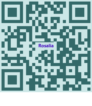 QR Code to Rosalia's resume